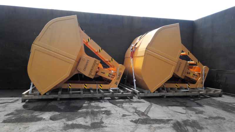 Clam Sheel Dual Rope & Manual Motor Driven Grab Bucket